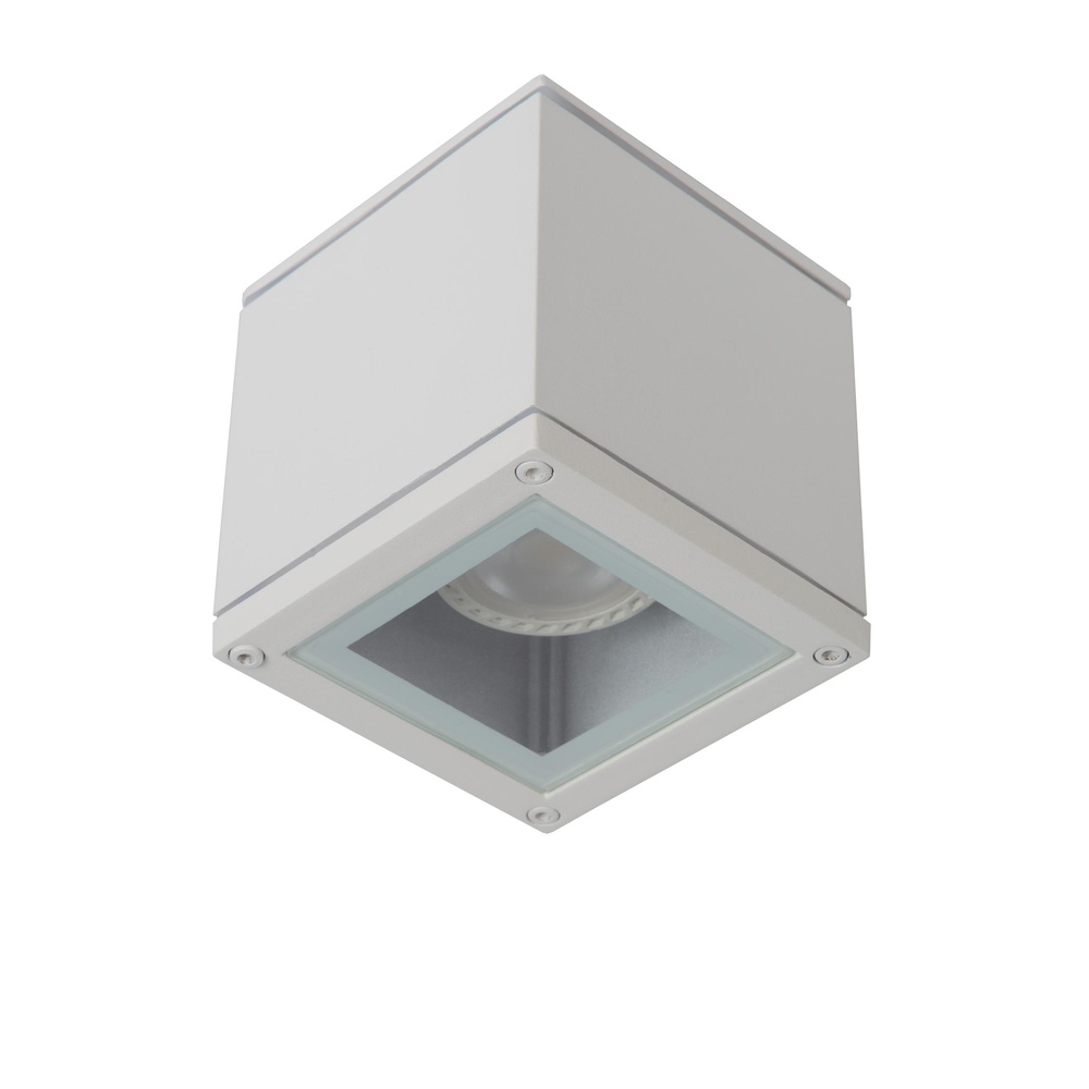 Lucide Vierkante plafondspotAven badkamer IP65 wit - 22963/01/31